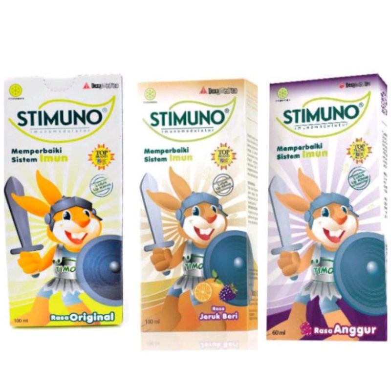 

Stimuno Syrup 100 ml Rasa Anggur,Jeruk, dan Original