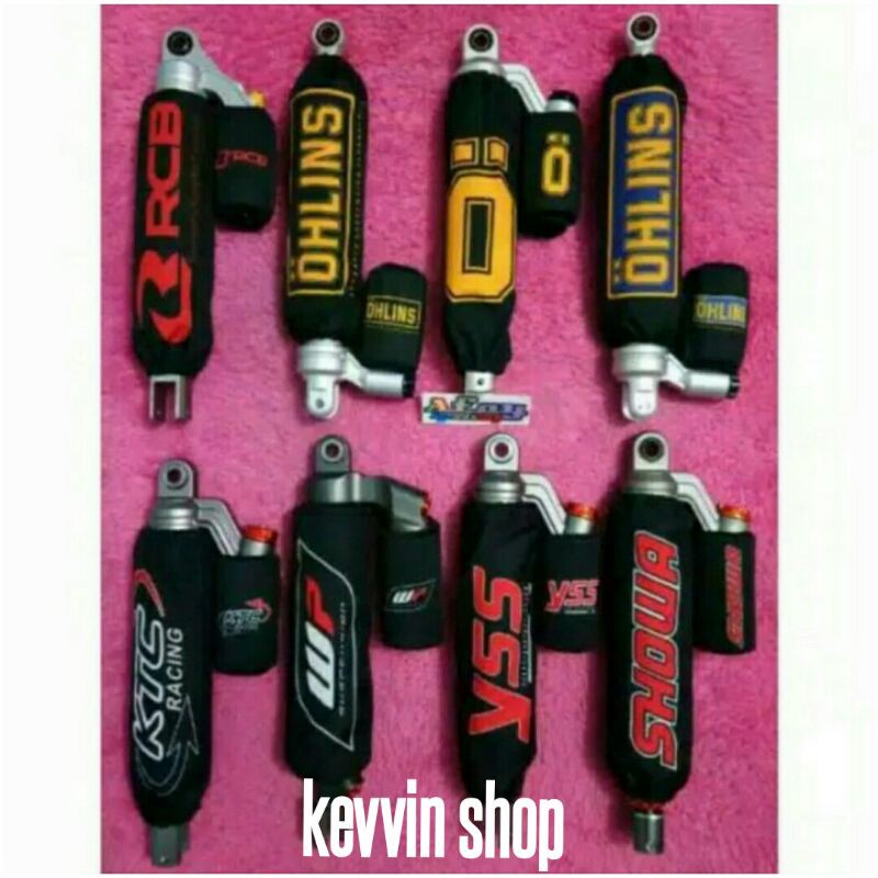 ( HARGA 1 SET COVER + TABUNG )SARUNG SHOCKBREAKER - YSS - KTC - SHOWA - OHLINS - WP - RCB - AEROX