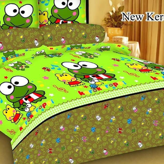 Ready Stok - Sprei Karakter Keropi 180X200 Cm