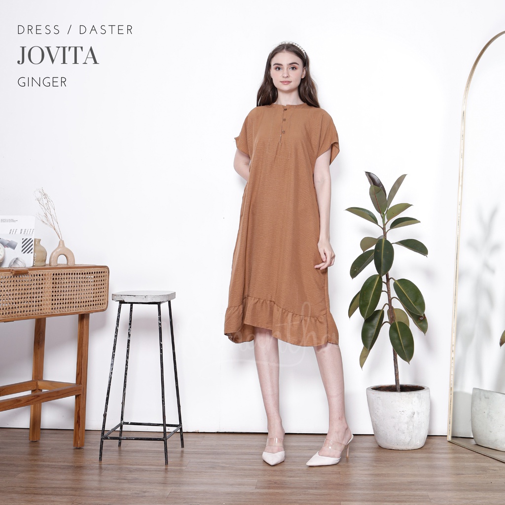 Dress / Daster Airflow Crinkle Rampel Jovita