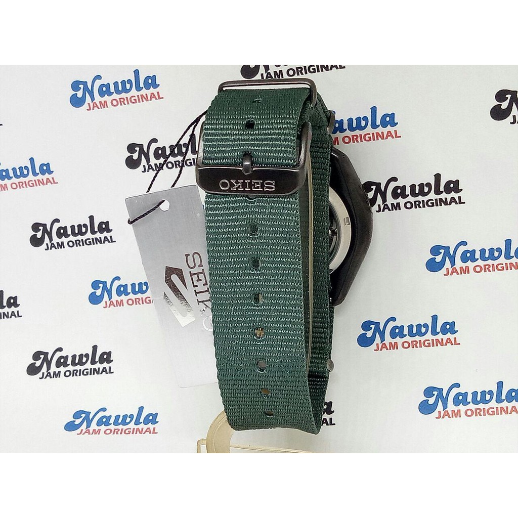 Seiko 5 Sports SRPD77K1 Automatic Full Green - Jam Tangan Pria SRPD77