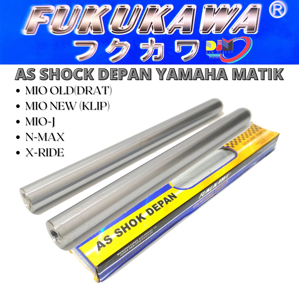 As Shock Depan Fukukawa Yamaha Matik Mio 5TL, Mio New 28D, Mio J, N-Max, X-Ride, 2pc