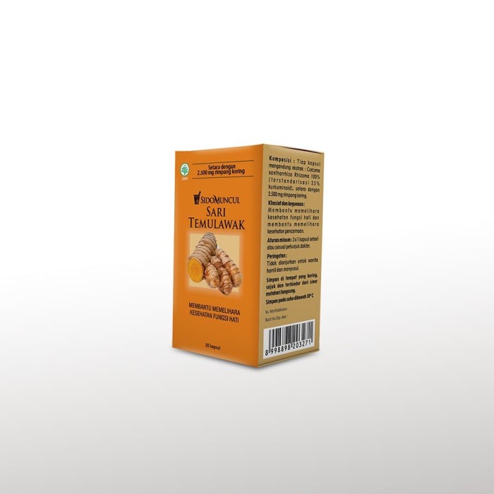 

epooe0e Sido Muncul Herbal Sari Temulawak - Hati Sehat Antioksidan Hepatitis Gr040H