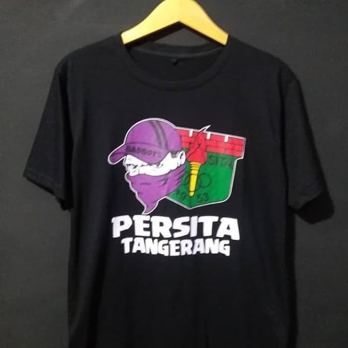 KAOS BAJU COMBED 30S PERSITA TANGERANG HAT LA VIOLA BENTENG UNGU