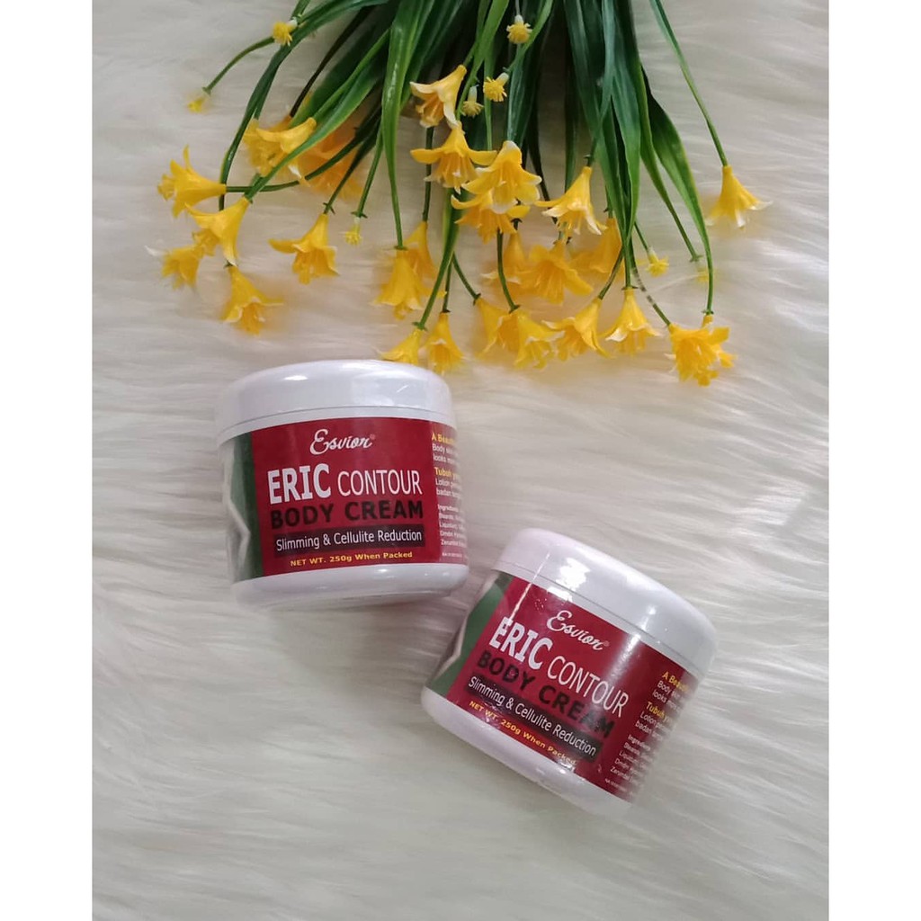 Dr Eric Contour Body Cream 250gr BPOM Slimming &amp; Cellulite Reduction ORIGINAL GIRLSNEED77 Krim Panas