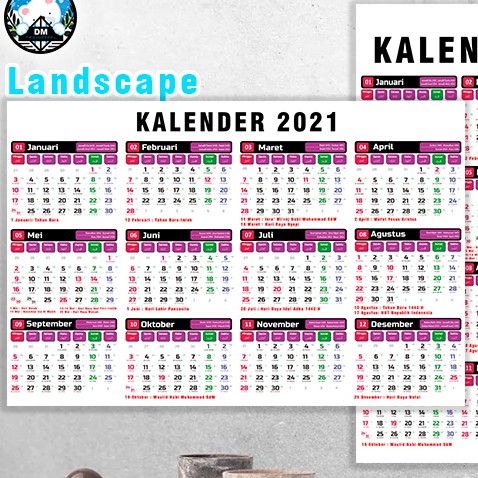 Kalender Calendar Tahunan Termurah Tersimpel Bisa Corat Coret Kalendar Calender 2021 2022 2023 Shopee Indonesia