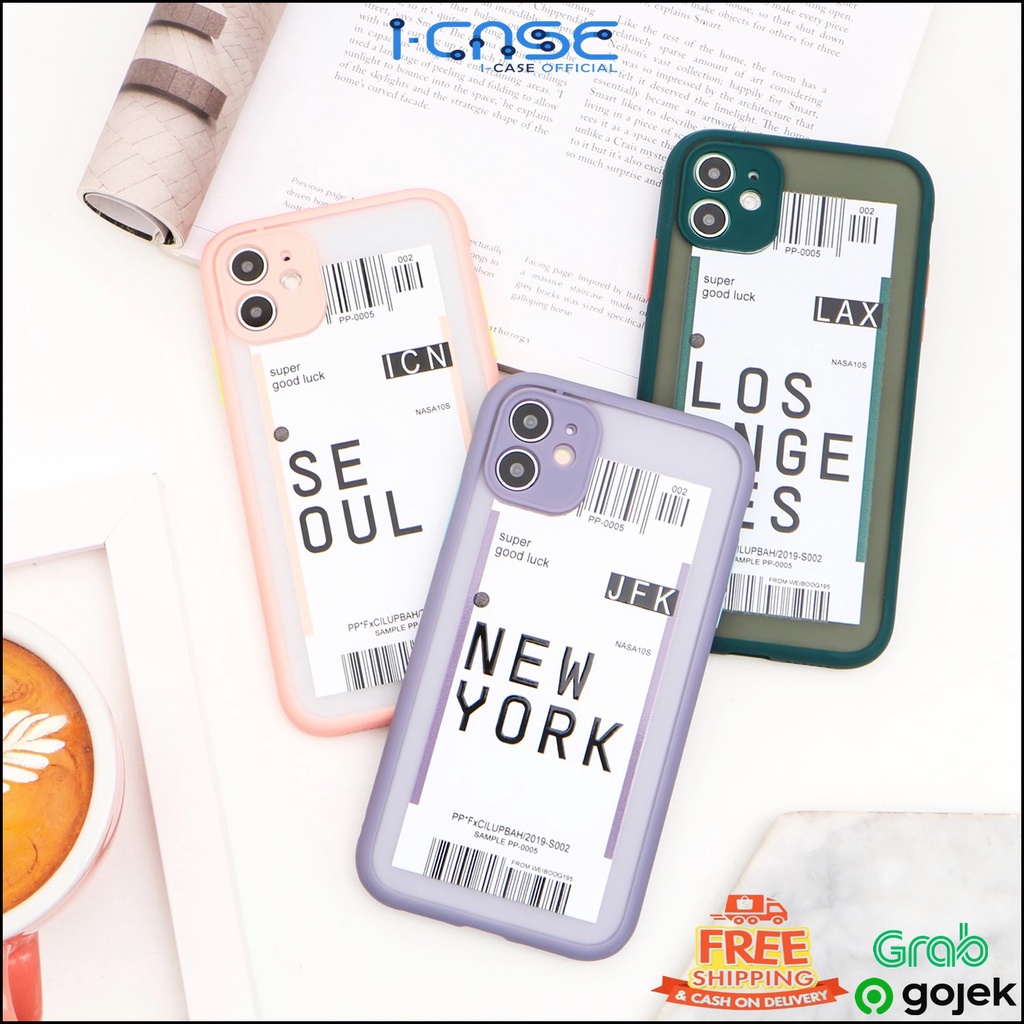 TICKET DROP CASE - BOARDING PASS - SOFTCASE FOR IPHONE