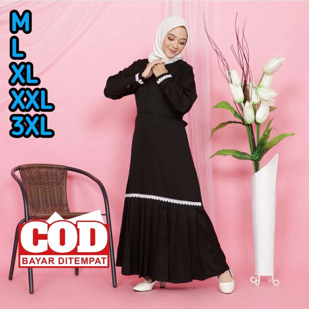 Gamis Hitam Gamis Modern Abaya Hitam Gamis Remaja Gamis Terbaru 20223Abaya Remaja Turkey Gamis Hitam Gamis Putih