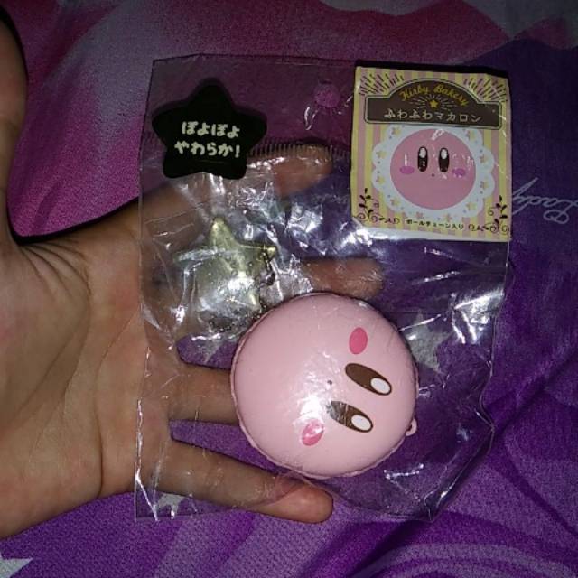 Kirby macaron squishy