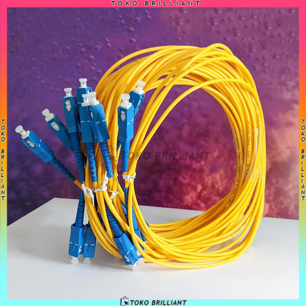 1M,2M,3M,5M Patchord SC to SC kabel cable fo ftth  SC - SC -1PCS