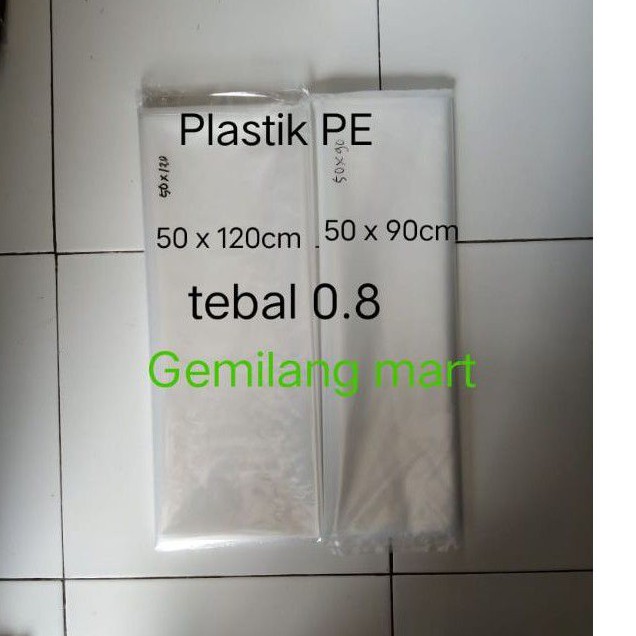 plastik packing ikan koi PE tebal 0.8 murah