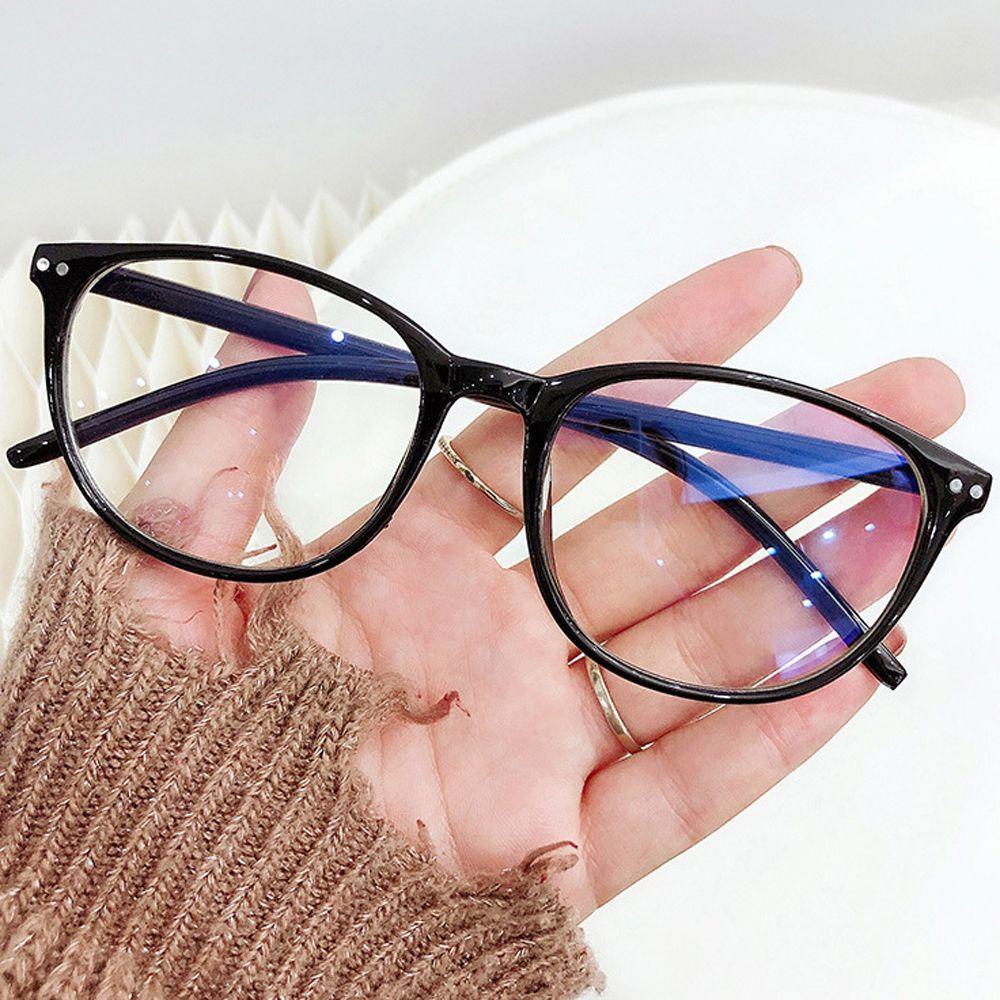 Mxbeauty Kacamata Bingkai Persegi Korean Transparan Fashion Vintage Square Eyewear