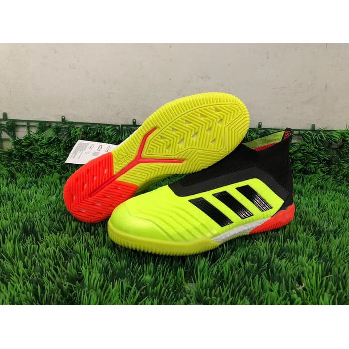 Futsal Adidas Predator 18+ IN - Solar Yellow Red Black