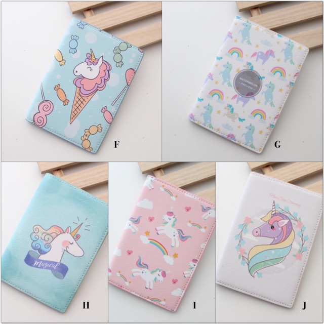 READY STOCK UNICORN PASSPORT HOLDER