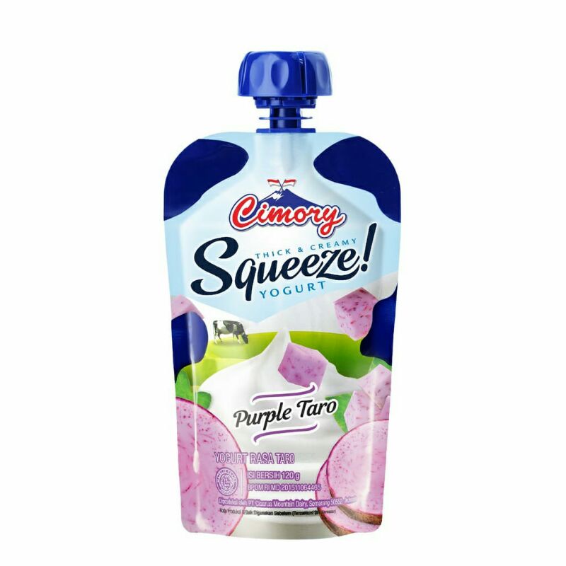 

CIMORY SQUEEZE YOGURT RASA TARO 120g/PCS