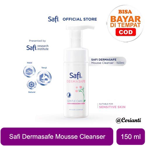 Safi Dermasafe Mousse Cleanser 150 ml