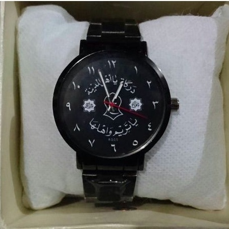 jam tangan custom, darkah ya tarim hitam