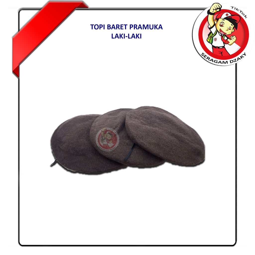 TOPI BARET PRAMUKA LAKI-LAKI