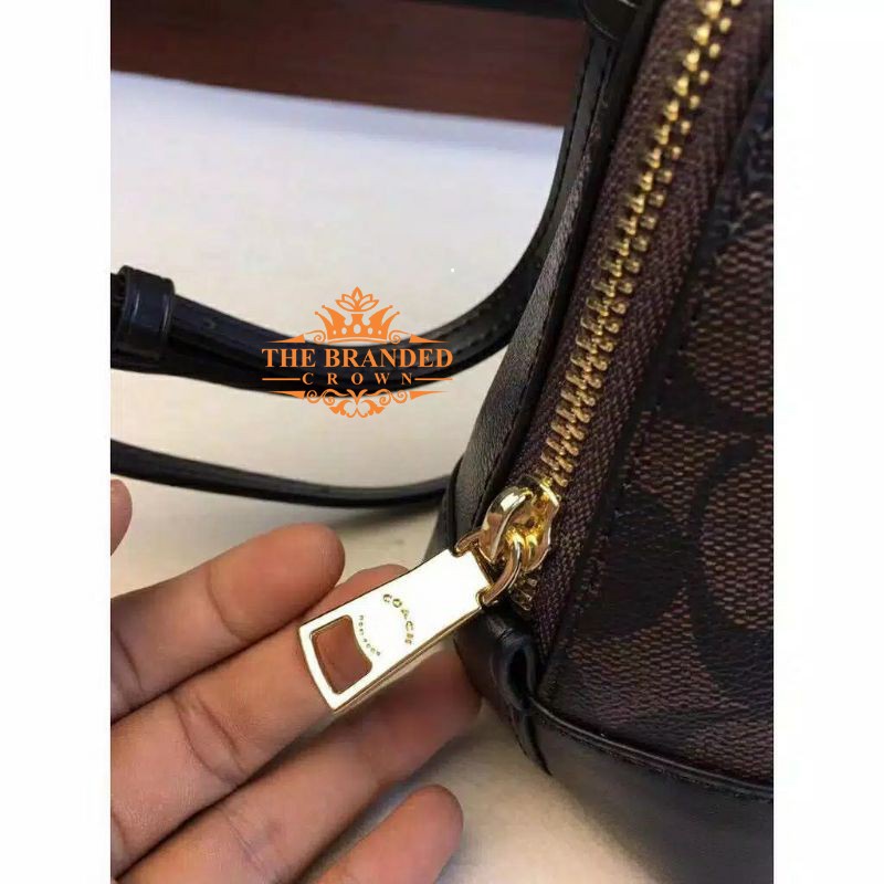 Tas Coach 27583 Mini Sierra Satchel In Signature Mahogany
