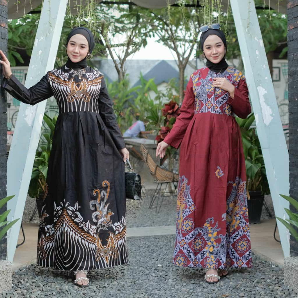 GAMIS BATIK MANGGAR PADI SEKAR CANTIK KUBIS KIPAS DAUN KUPU NADINE GENDIS KAWUNG