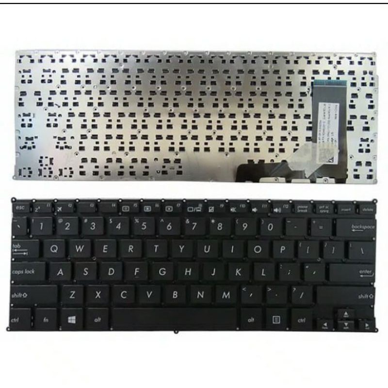 Keyboard Laptop Asus E202 E202S E205 E202SA E202M E202MA TP201SA Hitam