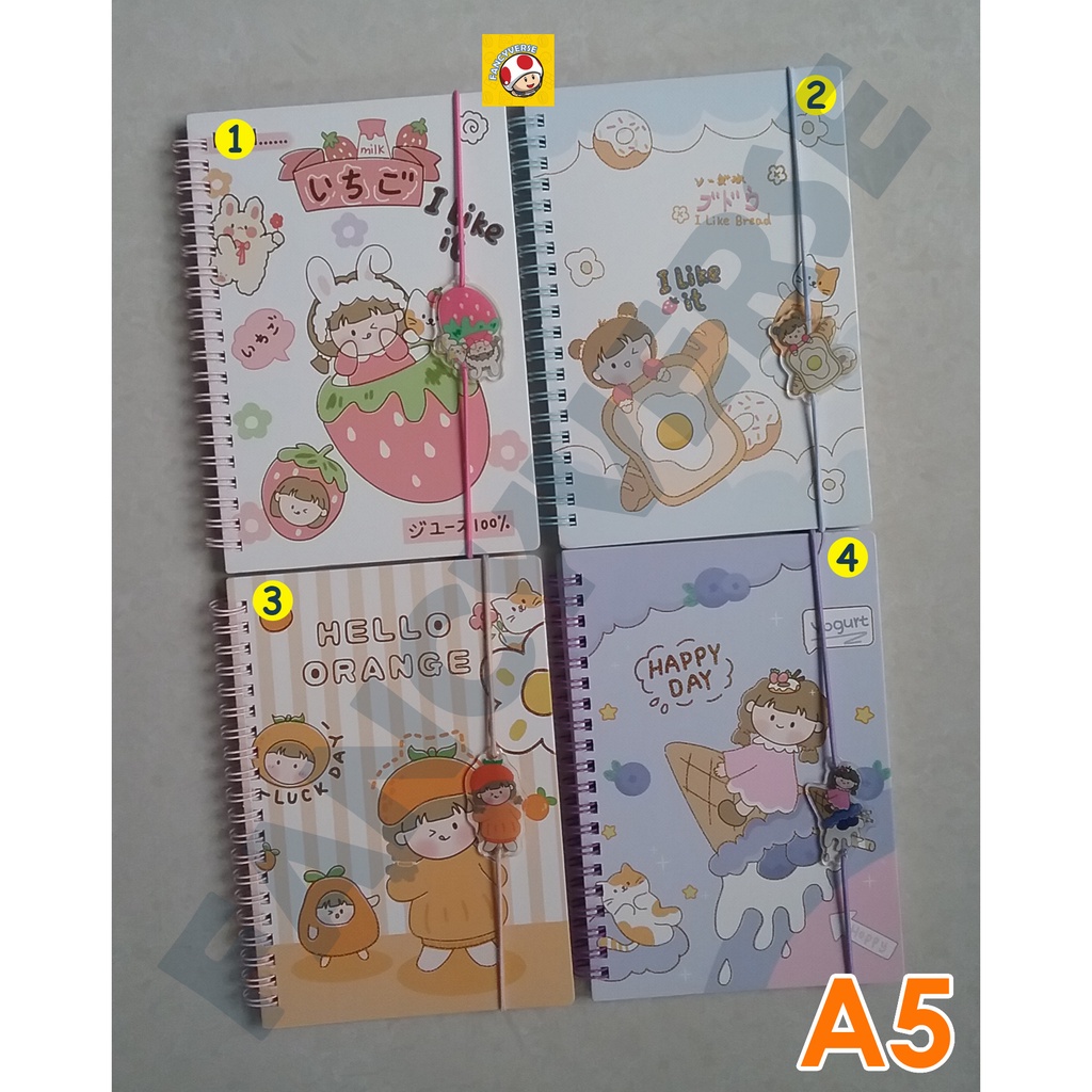 

Notebook Spiral A5 I Like It XQ3217 / Agenda Diary Notes Buku Catatan