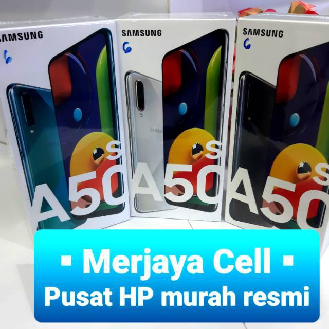 HP PROMO MURAH Hp SAMSUNG A50S RAM 6/128GB GARANSI RESMI SEIN 1 TAHUN SEGEL BARU ORIGINAL