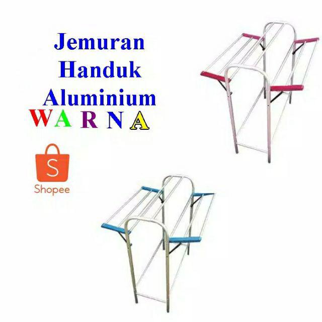 Jemuran Handuk Aluminium Warna