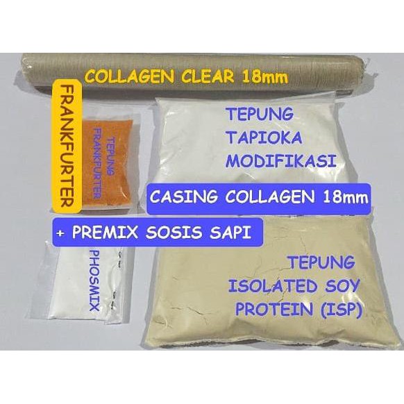 

Casing Sosis Clear dan Tepung Bumbu frankfurter daging sapi