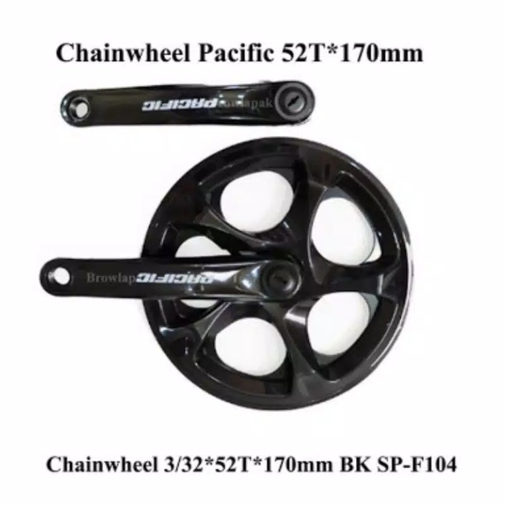 TERMURAH!!! Pacific Crank 52T / Seli / MTB / Minion/ DLL