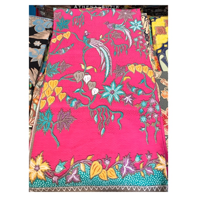 Batik Dolby Dolbi Dobby Doby Dobi Pink Fanta Celana Kulot Setelan Set Atasan Bawahan Kebaya Rok Hem