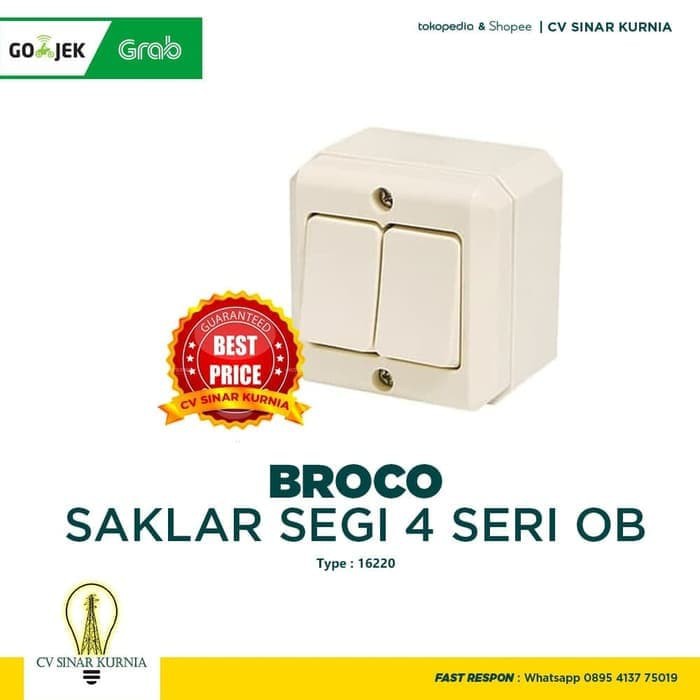 Saklar Seri Broco  Saklar Broco 16220 Seri Segi OB Outbow