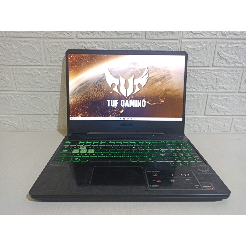 Asus TUF Gaming FX505DT Ryzen 5 3550H Nvidia GTX 1650 Laptop Second Gaming Bekas GTX1650 SSD x ROG