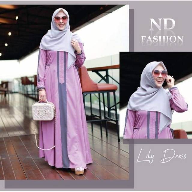 Gamis Terbaru TERLARIS LILY DRESS