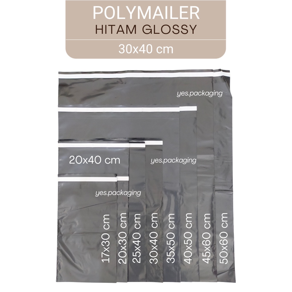 

[30x40cm] POLYMAILER Plastik Packaging Plastik Packing Ecer Satuan