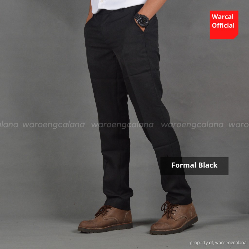 Celana Kerja Casual Formal Black