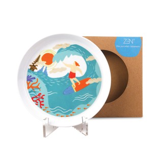  ZEN  Piring  Keramik  Beach Edition diameter 18 cm 