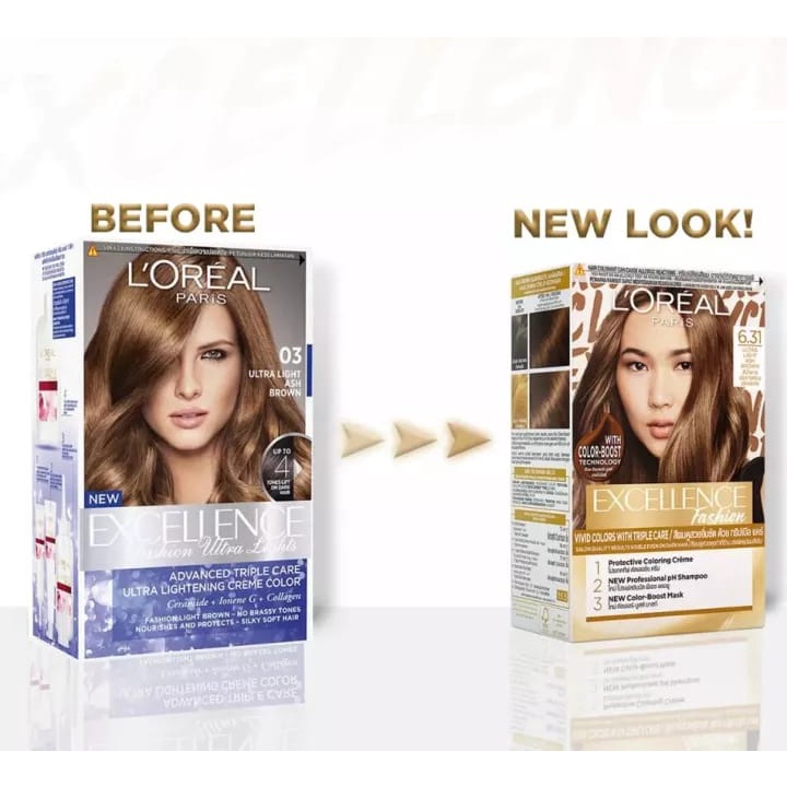 Loreal Excellence 6.31 Ultra Light Ash Brown