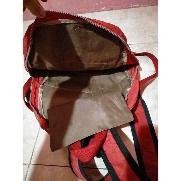 SALE RANSEL KIPPLING SSAMZIE MERAH NILON