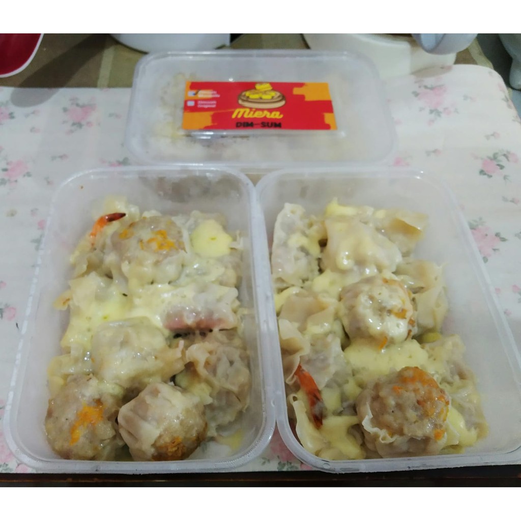 

Dimsum Ayam & Udang tabur Mozarella (grilled) box 10 pcs