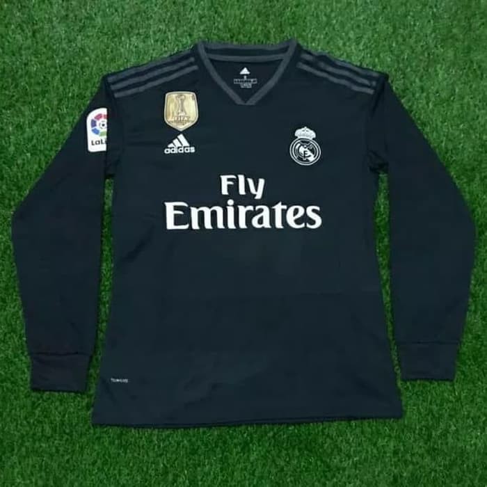 Jersey Baju Bola Real Madrid AWAY 2018/19 - GRADE ORI LENGAN PANJANG
