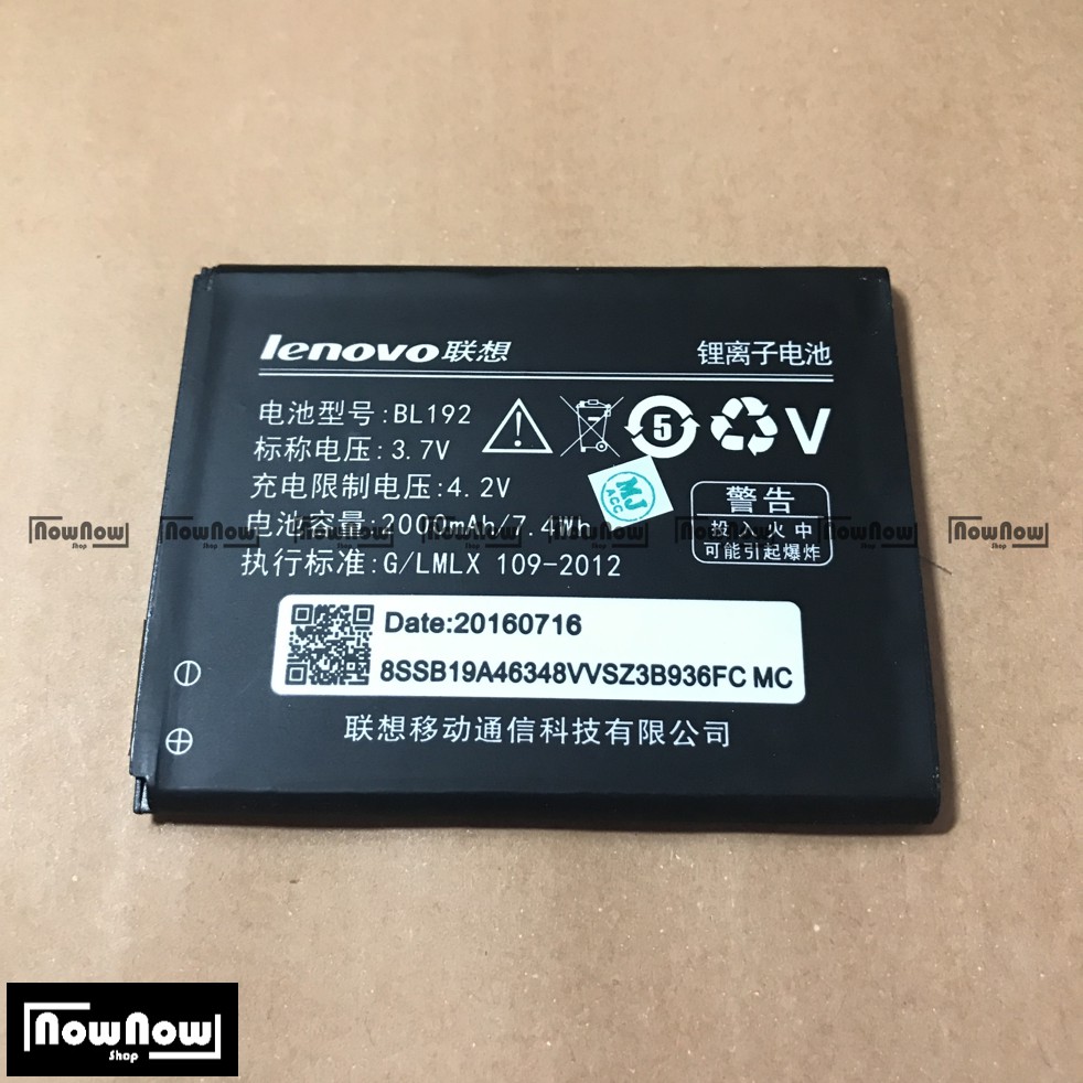 Baterai Lenovo A300 - A526 - A529 - A590 - A680 - A750 BL192 Original Batre Battery