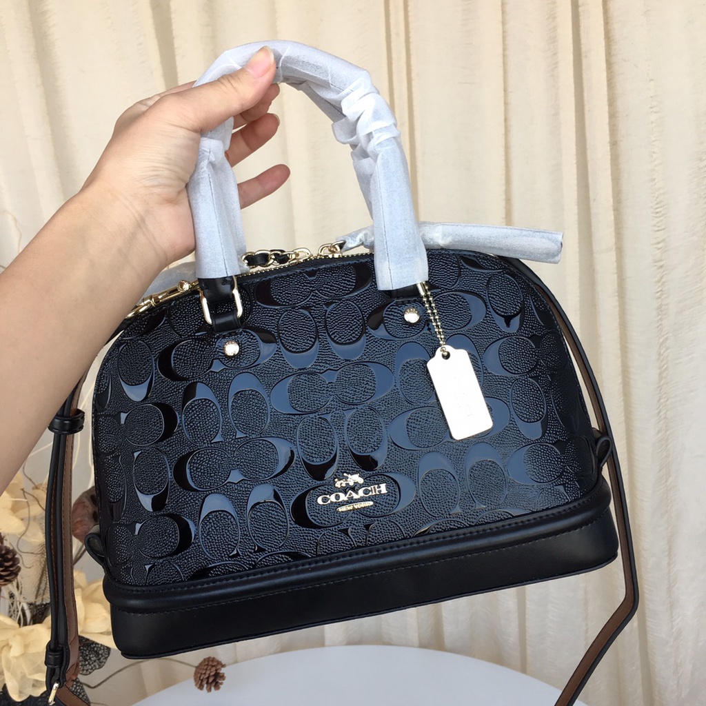 Coach F55450 Embossed Shell Bag