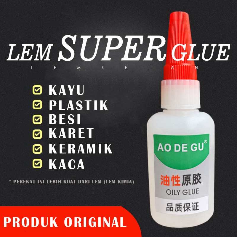 Glue Kit Pro ORIGINAL Lem Serbaguna L/Super Glue/Power Glue/Lem Korea/Lem Setan/Lem Tetes