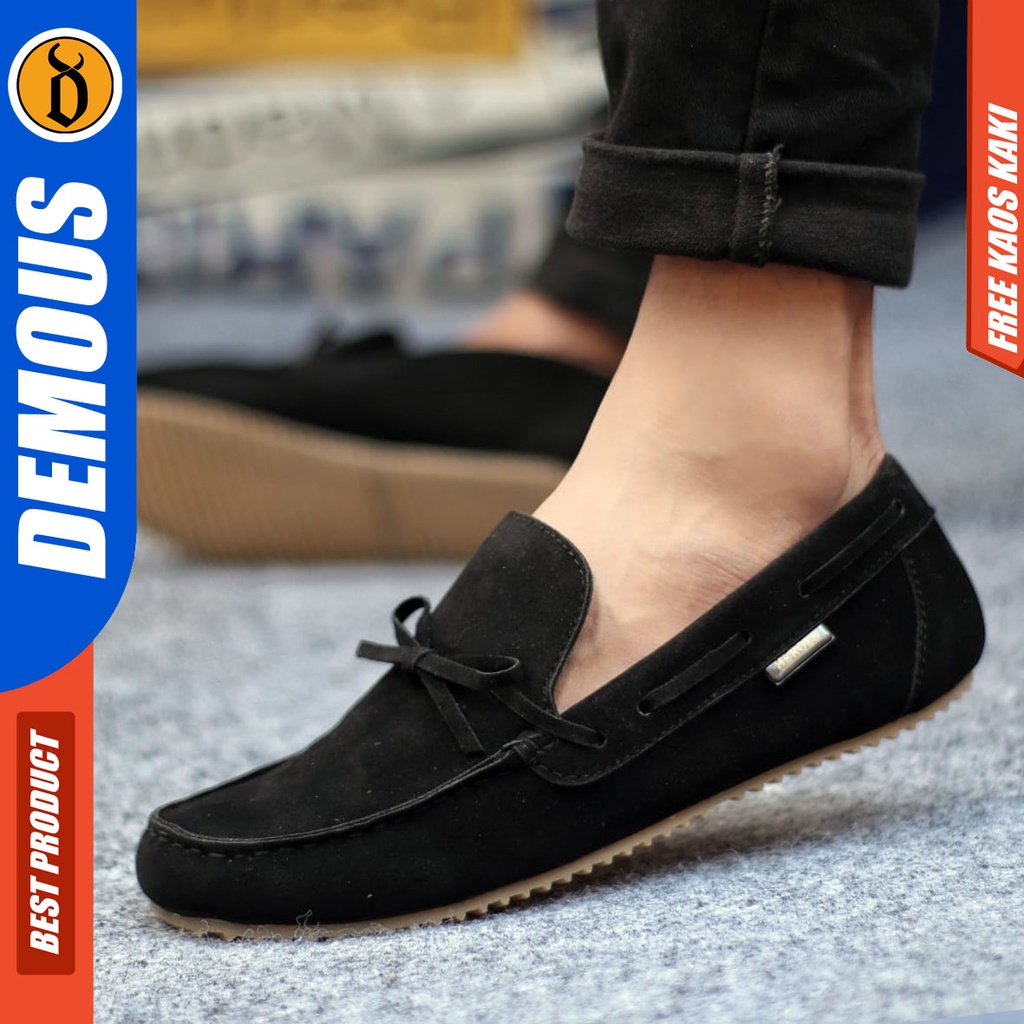 DEMOUS CELTIK Sepatu Kasual Slip On Casual Pria