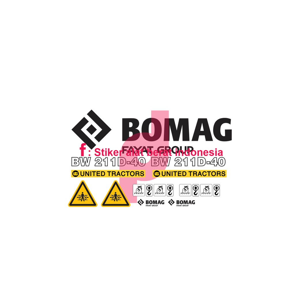 

Stiker Bomag BW211D-40