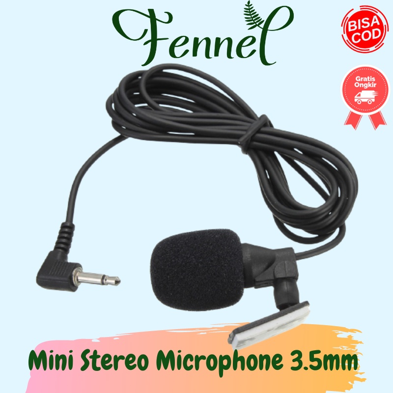 Mini Microphone Stereo 3.5mm - DZ0289