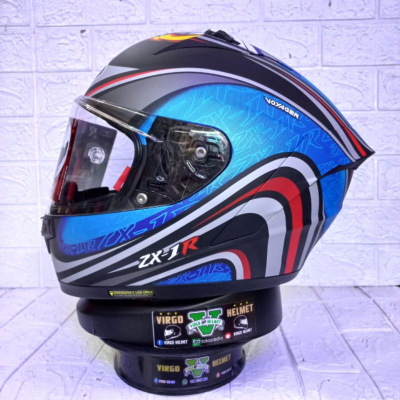 NJS ZX-1-R VOYAGER BLACK MATT/ BLUE