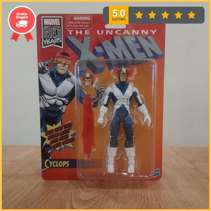 Marvel Legends Cyclops Retro Cyclops Diskon