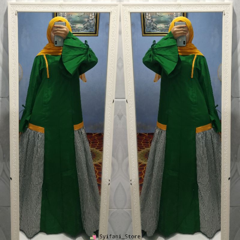 Gamis Toyobo Polos Mix Kotak²